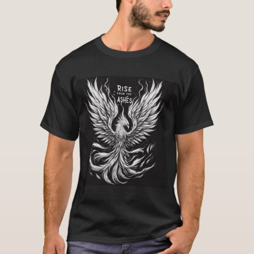 Rise from the Ashes Majestic Phoenix Art T_Shirt