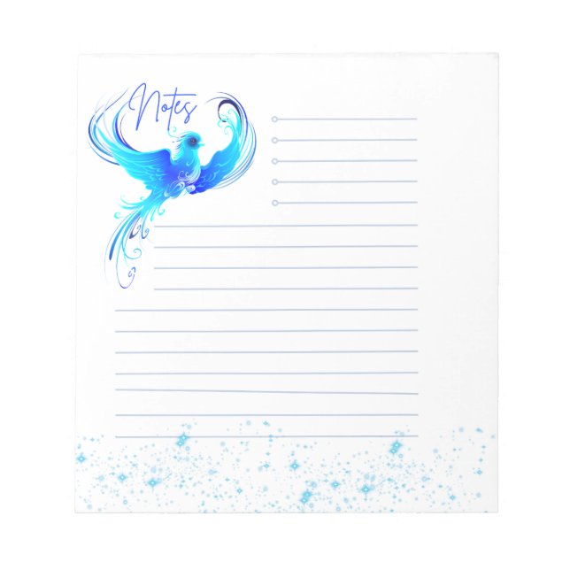 Rise From the Ashes Phoenix Notepad (Front)