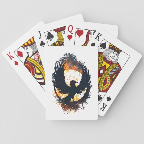 Rise from the Ashes Phoenix Playing Cards