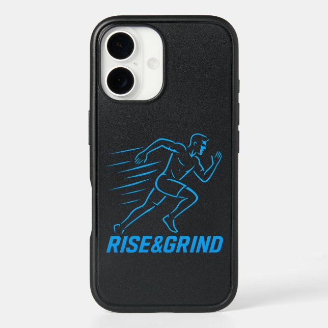  Rise & Grind Phone Wallpaper Otterbox iPhone Case (Back)