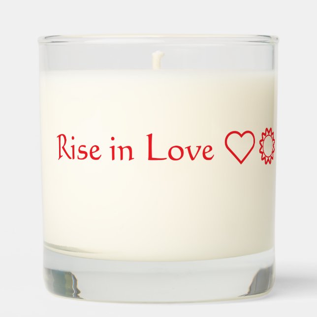 Rise in Love Candle (Front)