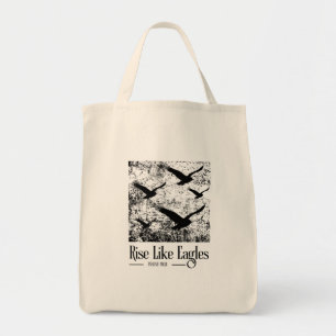 Rise Like Eagles – Isaiah 40:31 Tote Bag