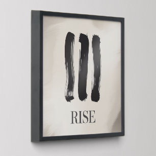 Rise Minimalist Inspirational Photo T for Mental Peel And Stick Photo Tile