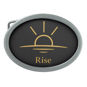 Rise — Minimalist Sunrise Belt Buckle
