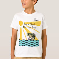 "Rise n' Shine! It's Fishn' Time!" Custom Boy's