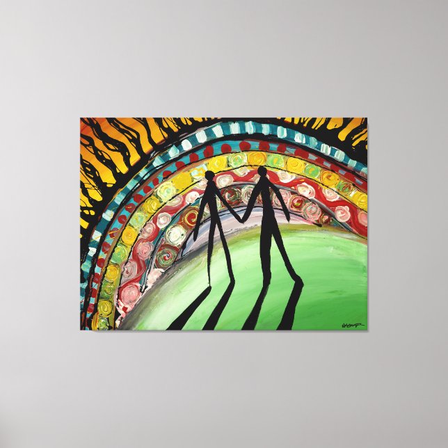 Rise Of A New Sun Wrapped Canvas Print (Front)