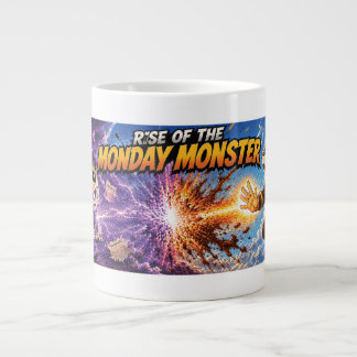 Rise of the Monday Monster – Espresso Enforcer Giant Coffee Mug