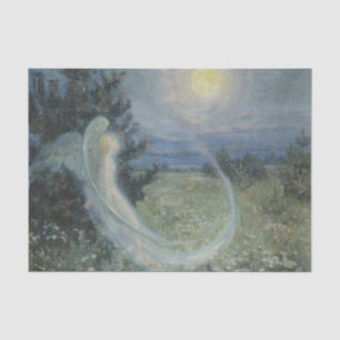 Rise of the Moon with an Angel by Yakunchikova Tissue Paper
