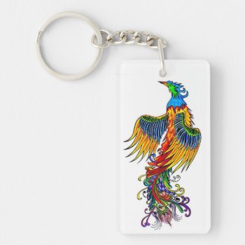 Rise Of The Phoenix Keychain by ArtsofLove at Zazzle