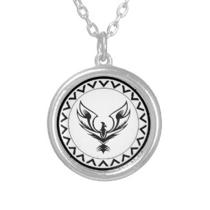 Rise of the Phoenix Silver Plated Necklace