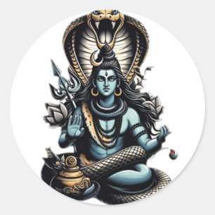 Rise of the Serpent Lord" Classic Round Sticker