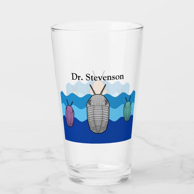 Rise of the Trilobites- Prehistoric Animal Glass (Front)