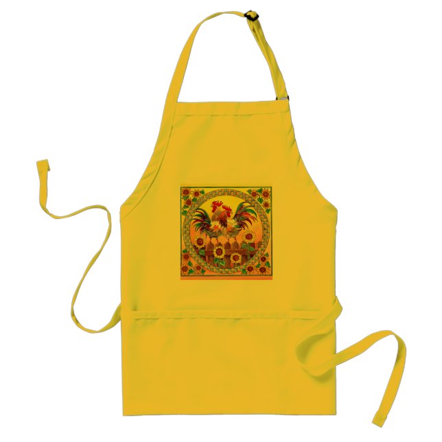 RISE & SHINE by SHARON SHARPE Adult Apron (Front)
