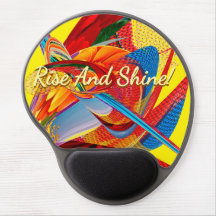 Rise & Shine Motivation Uplifting Tropic Abstract