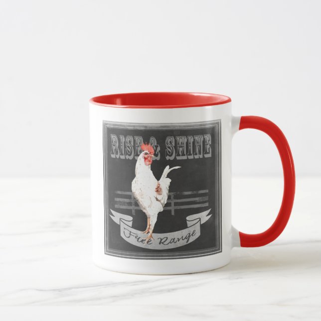 Rise & Shine Rooster Mug (Right)
