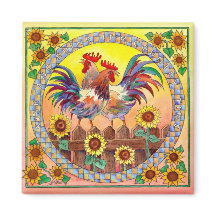 RISE & SHINE ROOSTERS by SHARON SHARPE
