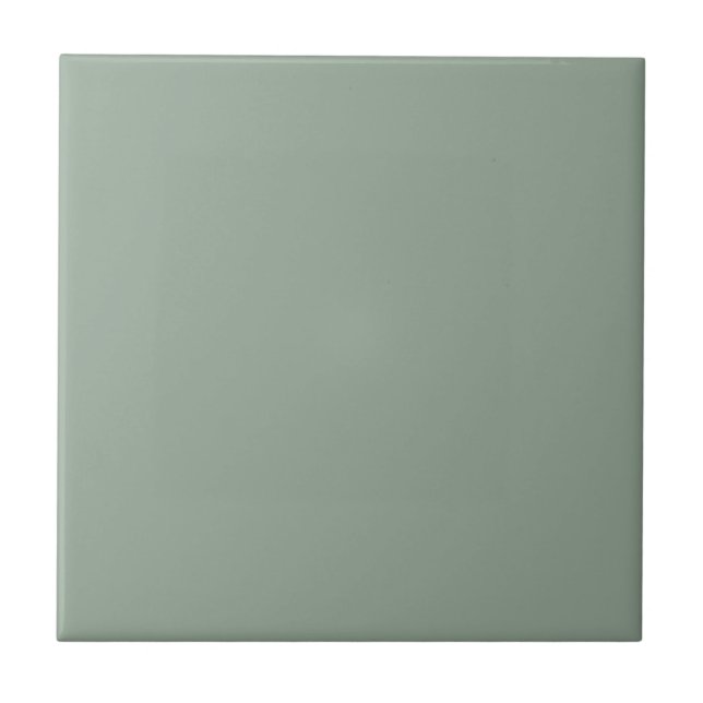 Rise & Smooth Sage Green Wall | Antique Square Ceramic Tile (Front)