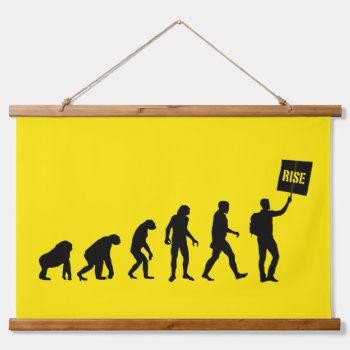 Rise: The Evolution Of Protest Hanging Tapestry by ThinxShop at Zazzle