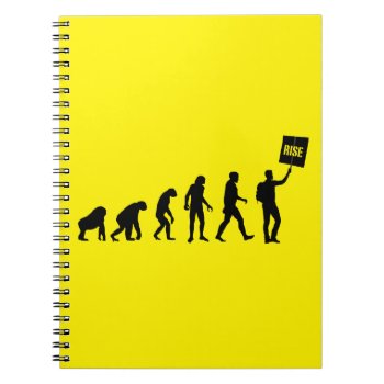 Rise: The Evolution Of Protest Notebook by ThinxShop at Zazzle
