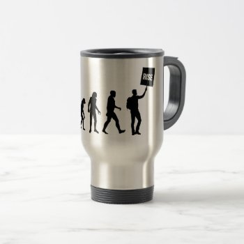 Rise: The Evolution Of Protest Travel Mug by ThinxShop at Zazzle
