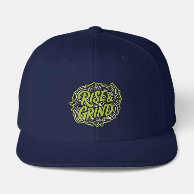 Rise & The Grind design Visor (Front)