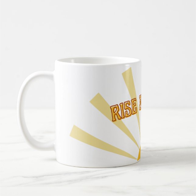 Rise & Thrive Inspirational Mug (Left)