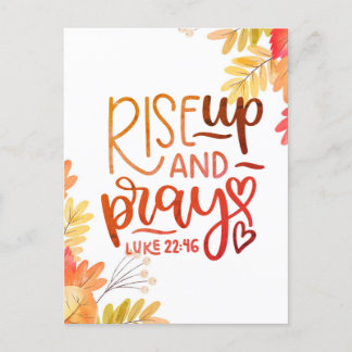 Rise up and Pray Postcard