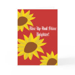 Rise up and shine brighter Greeting Card Rise up and shine brighter Greeting Card