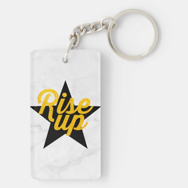 Rise Up Hamilton Keychain (Back)