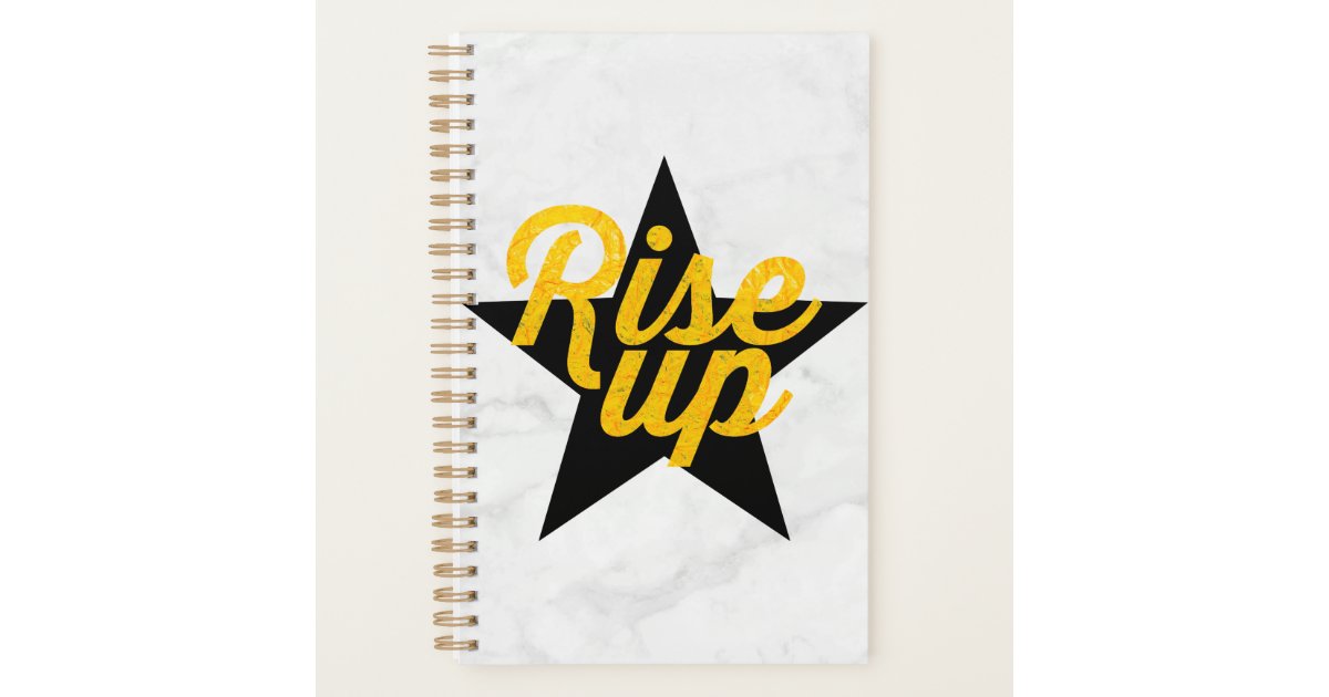 Rise Up Hamilton Planner Zazzle