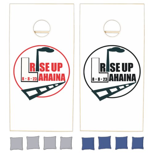 Rise Up Lahaina Cornhole Set