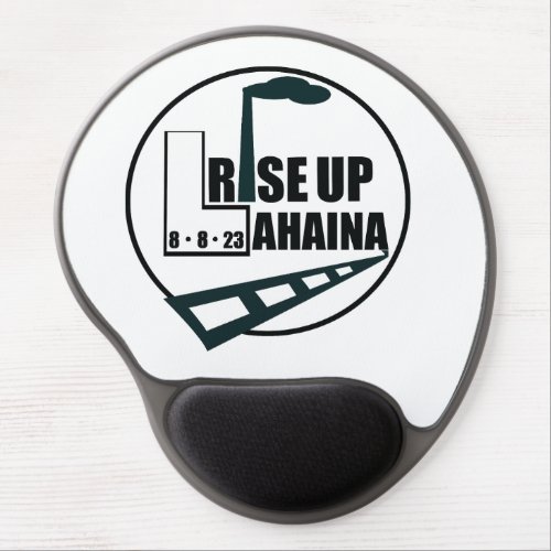 Rise Up Lahaina Iconic Landmarks  Gel Mouse Pad