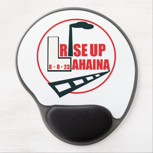 Rise Up Lahaina Iconic Landmarks  Gel Mouse Pad