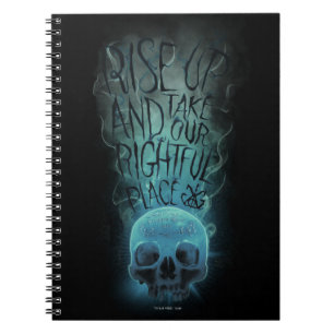 "Rise Up" Skull & Smoke Graphic Notebook