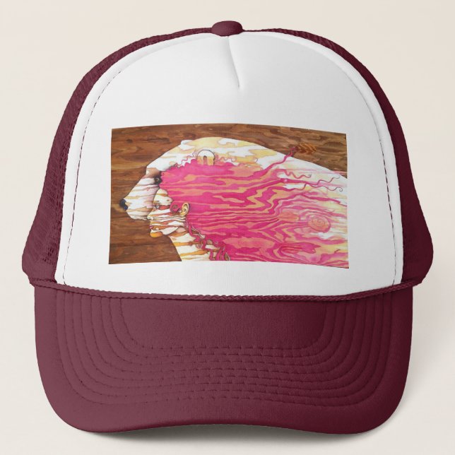 Rise UP trucker hat (Front)