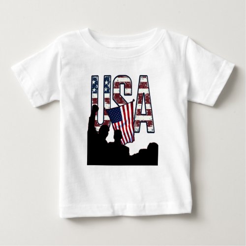 Rise Up USA Baby T_Shirt