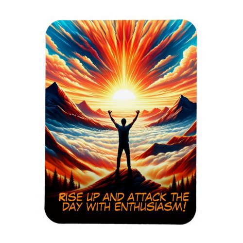 Rise Up with Enthusiasm Magnet