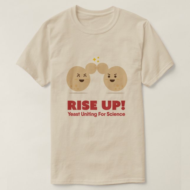 RISE UP! Yeast Uniting for Science - Men's T-shirt (Design Front)