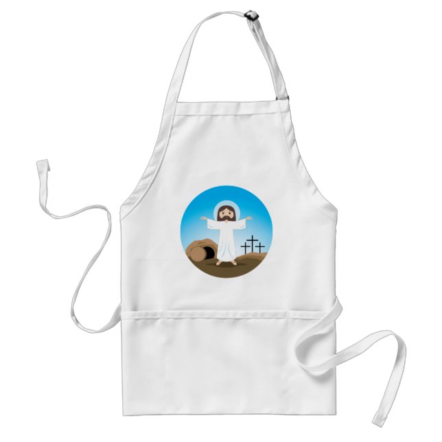 Risen Christ Adult Apron (Front)