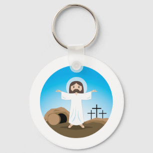 Risen Christ Keychain