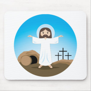 Risen Christ Mouse Pad