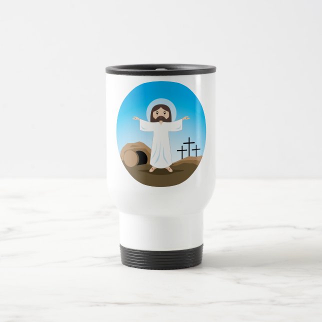 Risen Christ Travel Mug (Center)