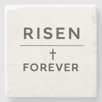 Risen + Forever Sticker Stone Coaster