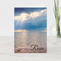Risen (Happy Easter) - Folded Greeting Card