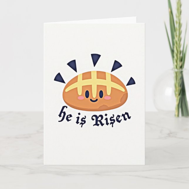 Risen Joy Celebration Card (Front)