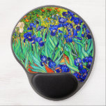 rises by Vincent Van Gogh Gel Mouse Pad<br><div class="desc">Vincent Van Gogh Irises. It is an oil painting. This fine art landscape oil painting depicts a field of iris flower plants.  Vincent Van Gogh was a famous artist. He was a dutch post impressionist painter.
This painting is in the public domain.</div>