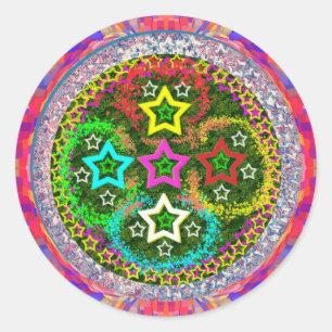 RISING 5Stars - Kids Love FiveStars Classic Round Sticker