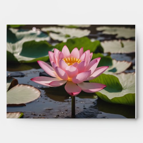 Rising Above A Lotus Blooms in the Murky Depths Envelope