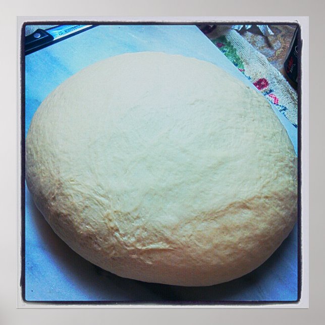 Rising Bread Dough Photo Poster (Front)