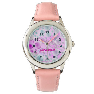 Rising Bubbles (Pink&Blue) Watch
